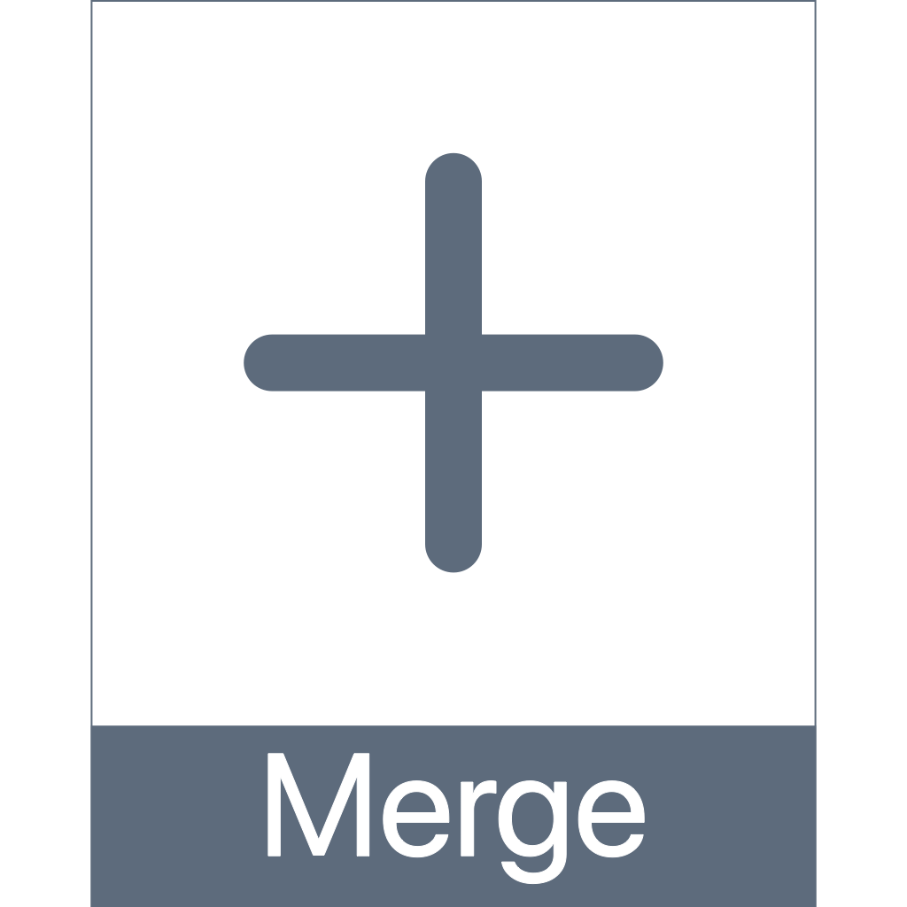 merge Document Icon