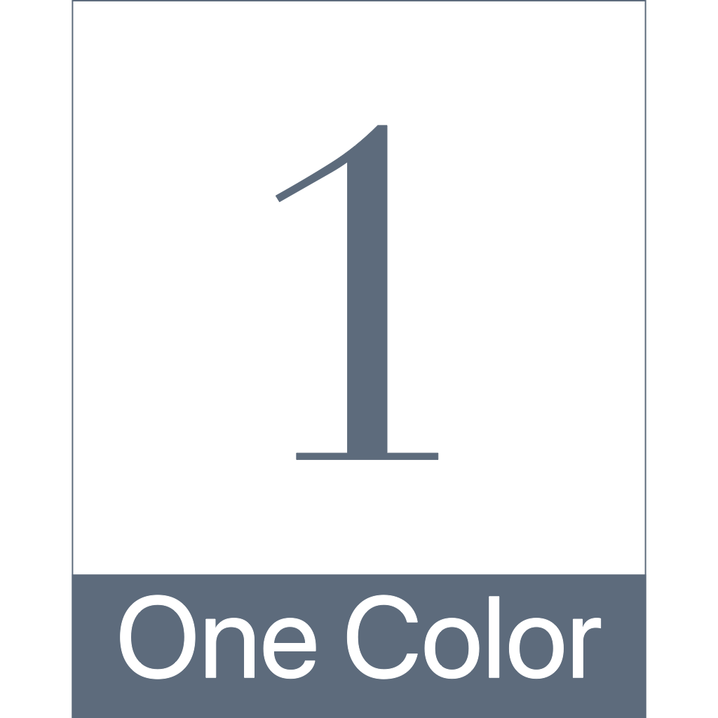One Color Document Icon