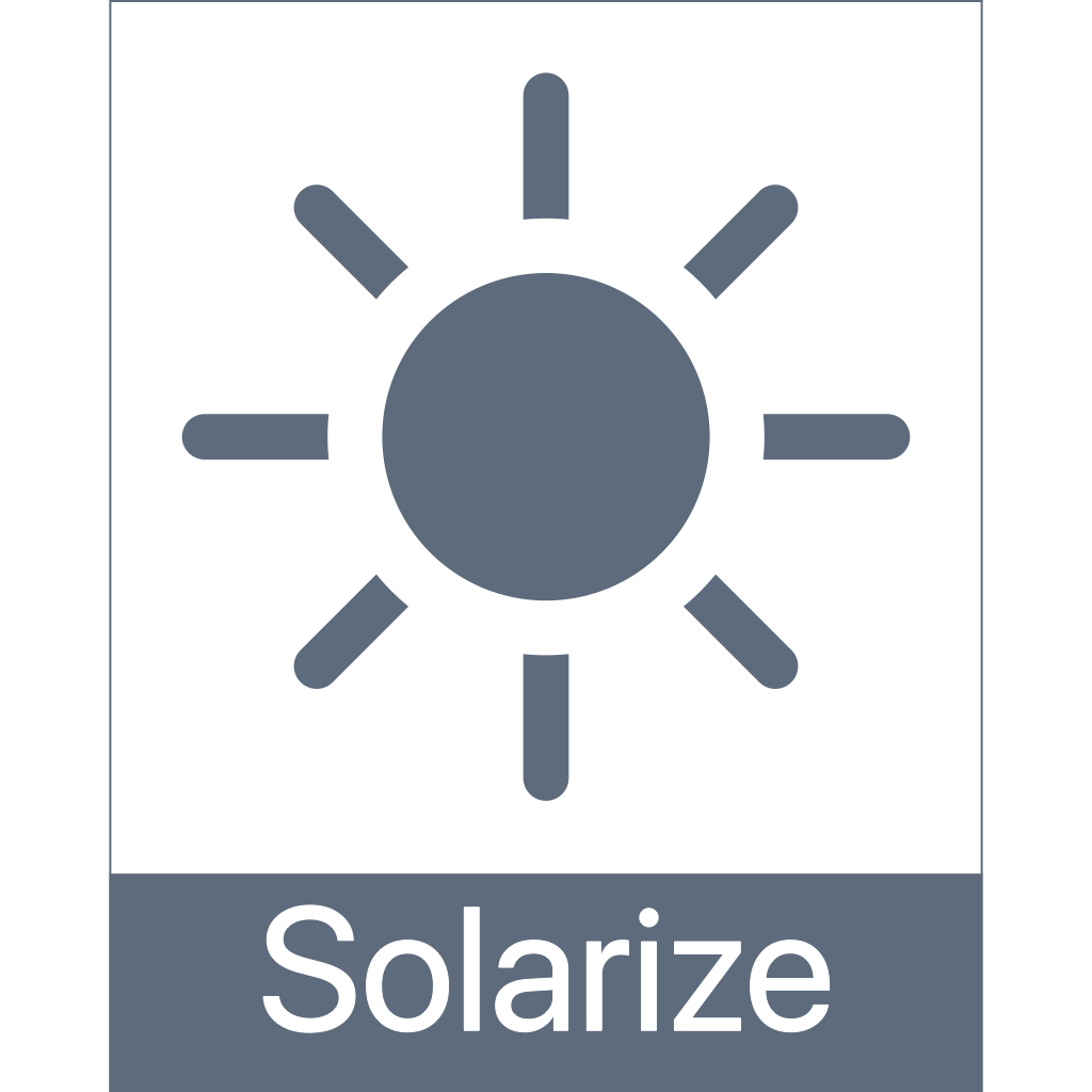 solarize Document Icon